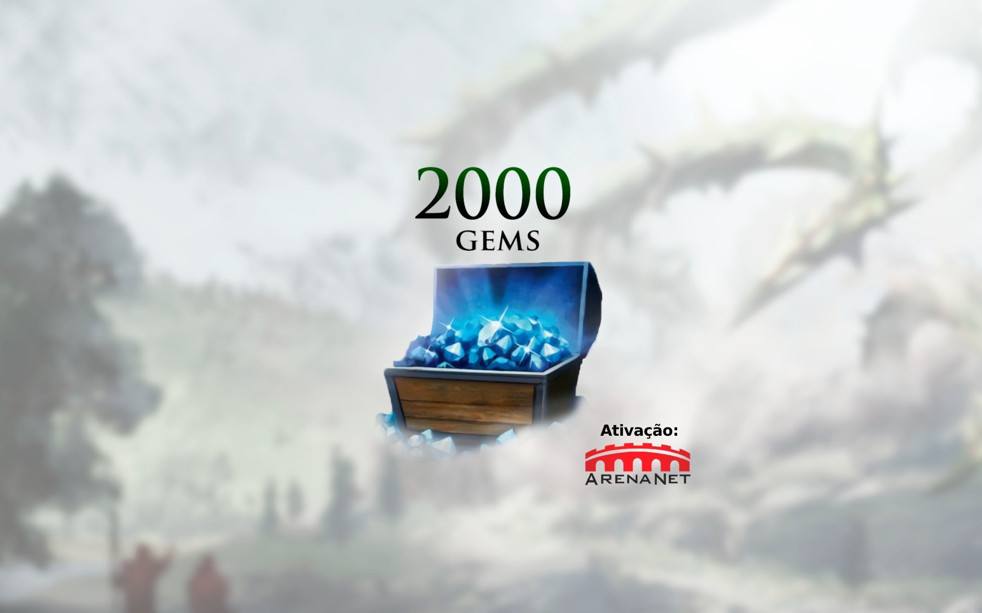 Guild Wars 2: Pacote de 2.000 Gems